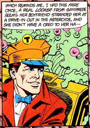 So is the blob in the back seat there a crook or a scientist?