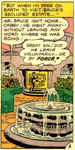 Meanwhile, at stately Bruce Manor...